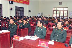 Bộ CHQS tỉnh Bắc Giang: Tập huấn cán bộ năm 2021